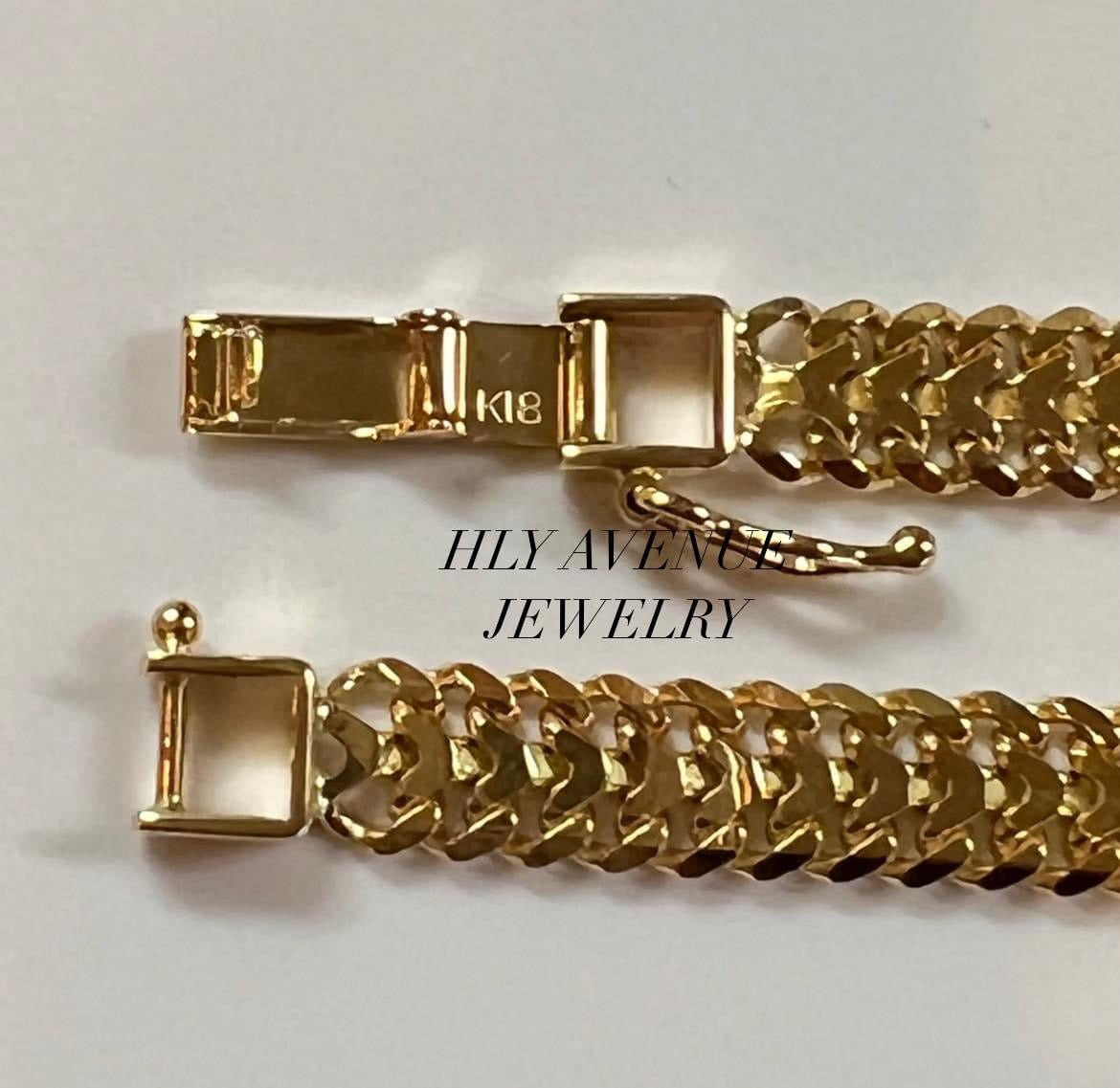 18k Japan Gold Heartbiz Bracelet – HLY Avenue Jewelry